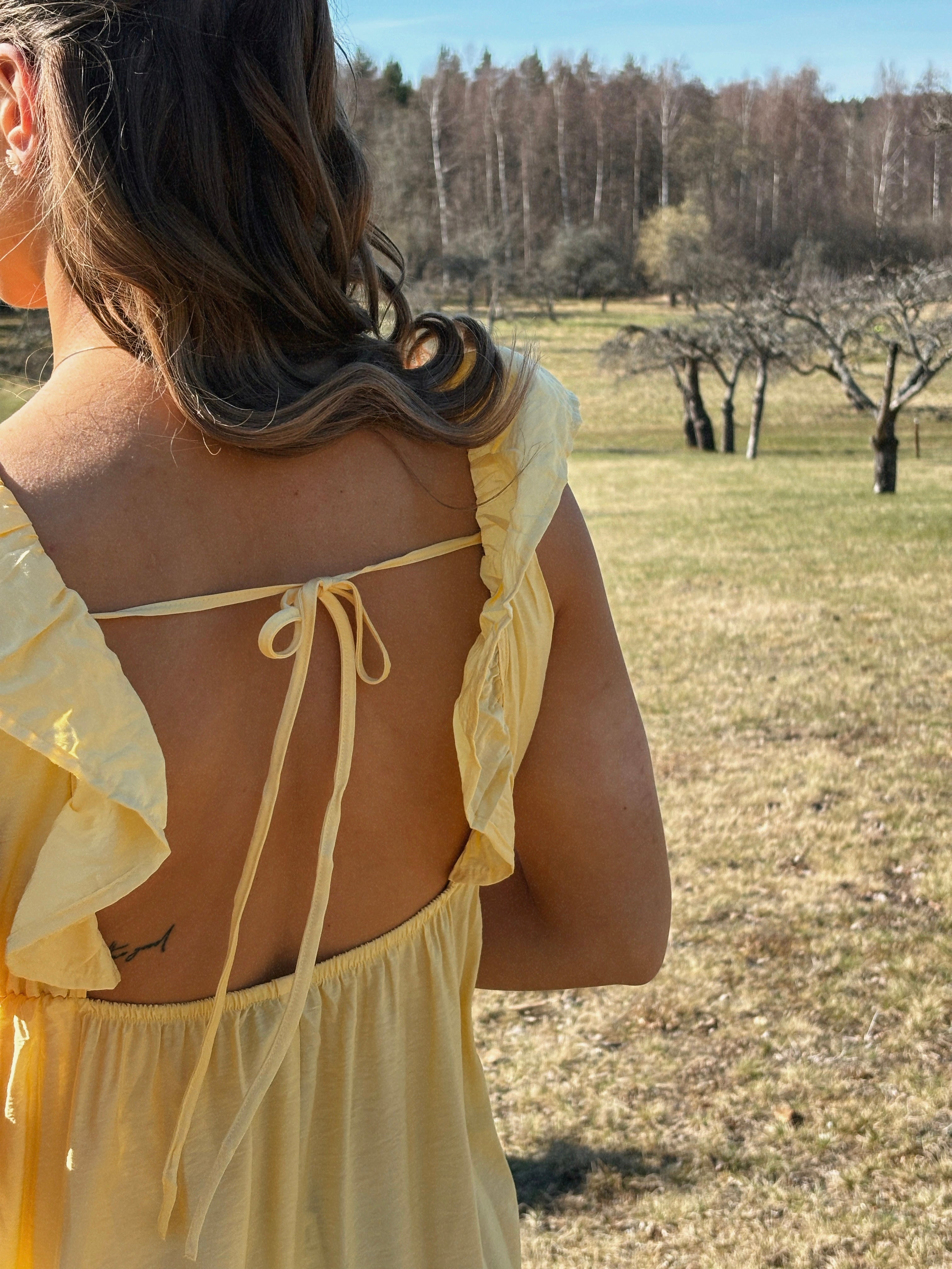 VMJOSIE Long Dress - Pale Banana